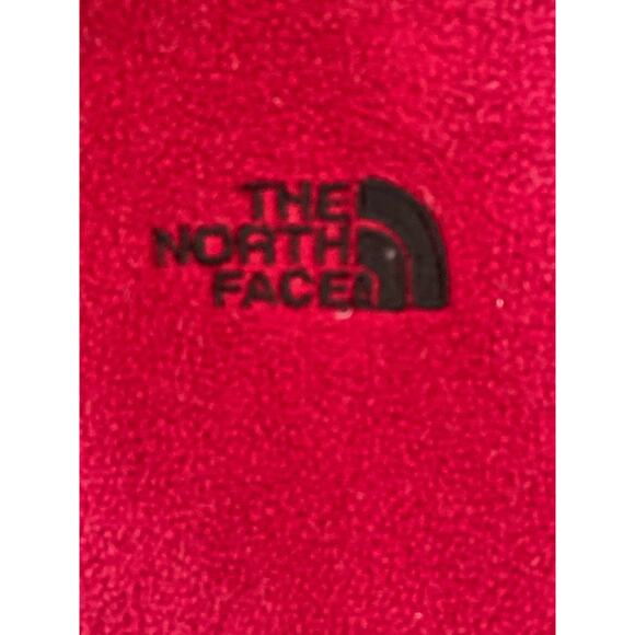 The North Face Red & Black Fleece Jacket Vintage 00's Outdoor Wear Size L - Picture 3 of 5